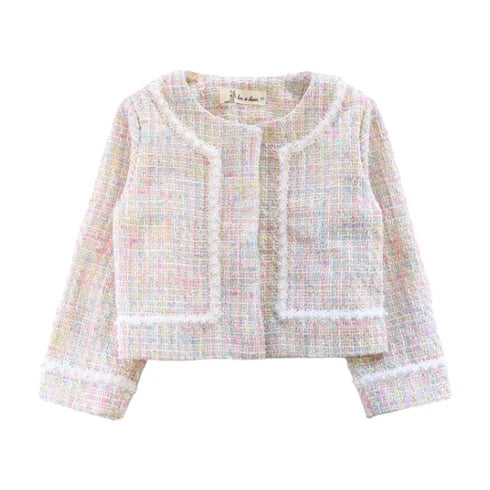 Pearl Trim Tweed Jacket