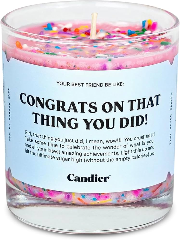 Congrats On That Thing You Did! Candle