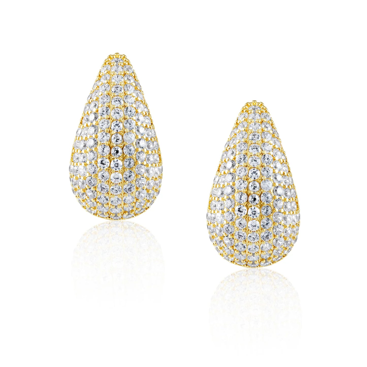Celine CZ Raindrop Earrings