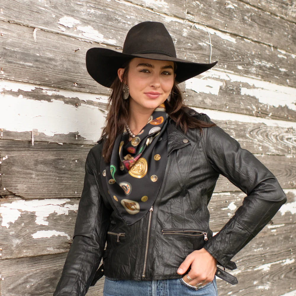 Unbridled Black Scarf