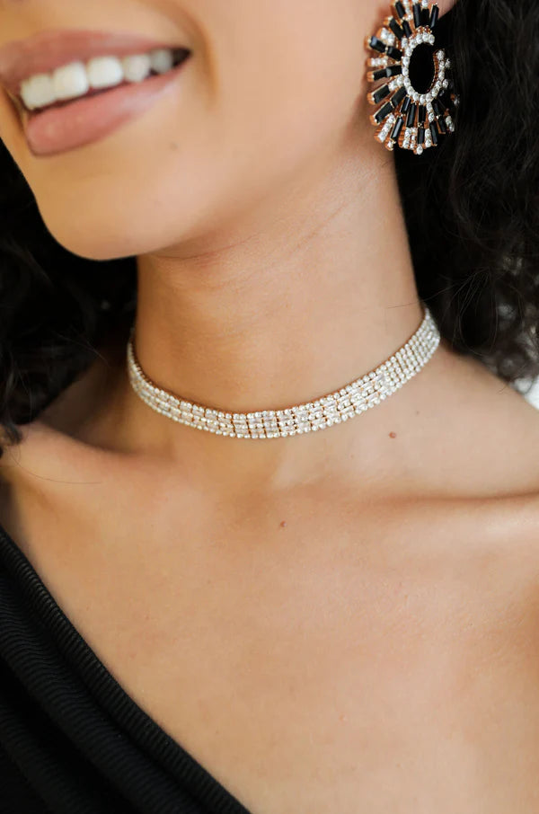 Glitz & Glam Crystal Choker
