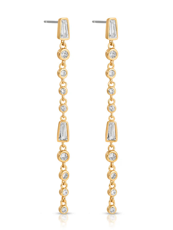 Crystal Linear Earrings
