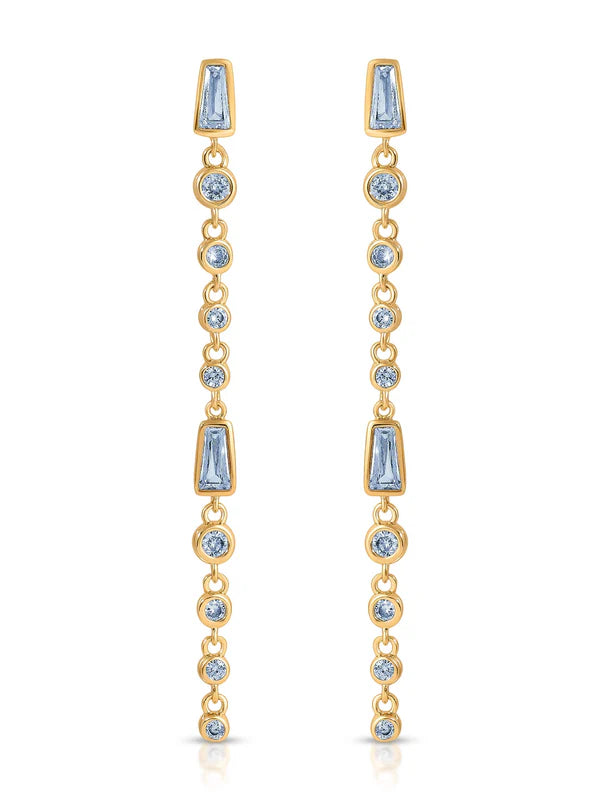 Crystal Linear Earrings