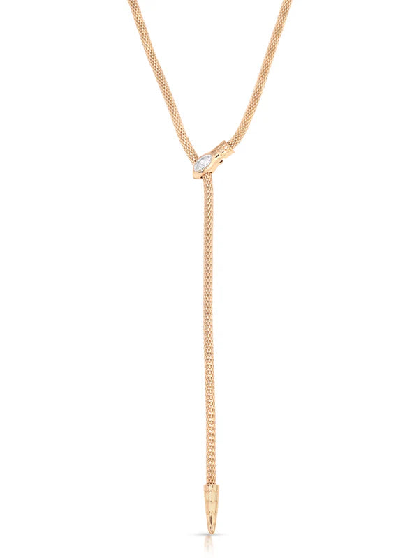 Serpentina Lariat Necklace