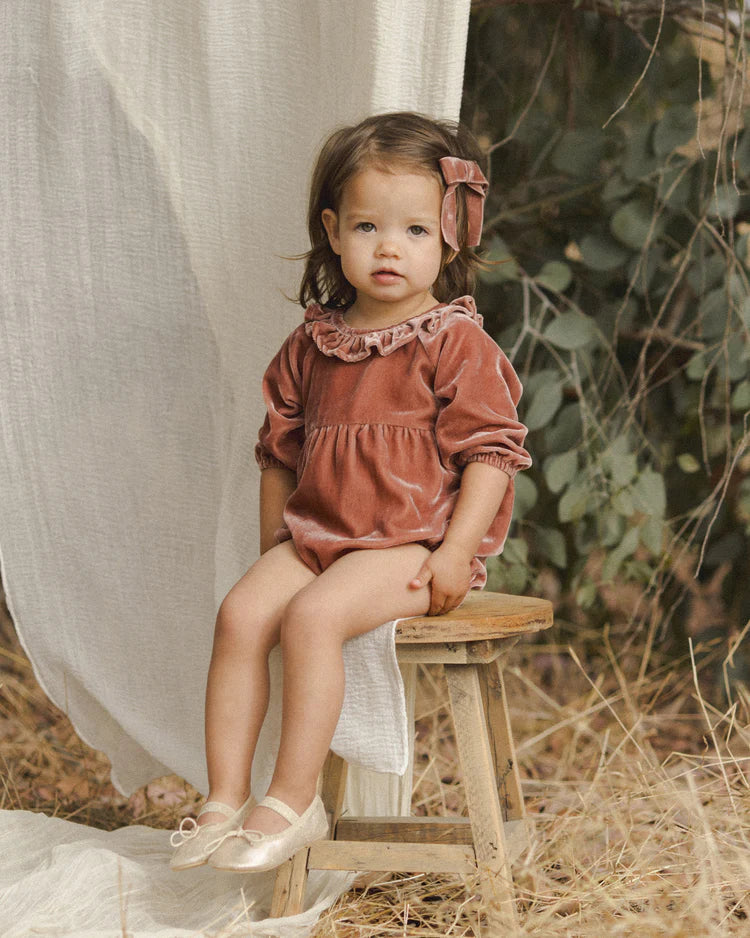 Velvet Bow - Poppy