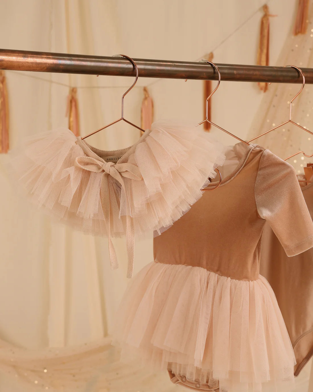 Ruffle Tulle Collar Bib