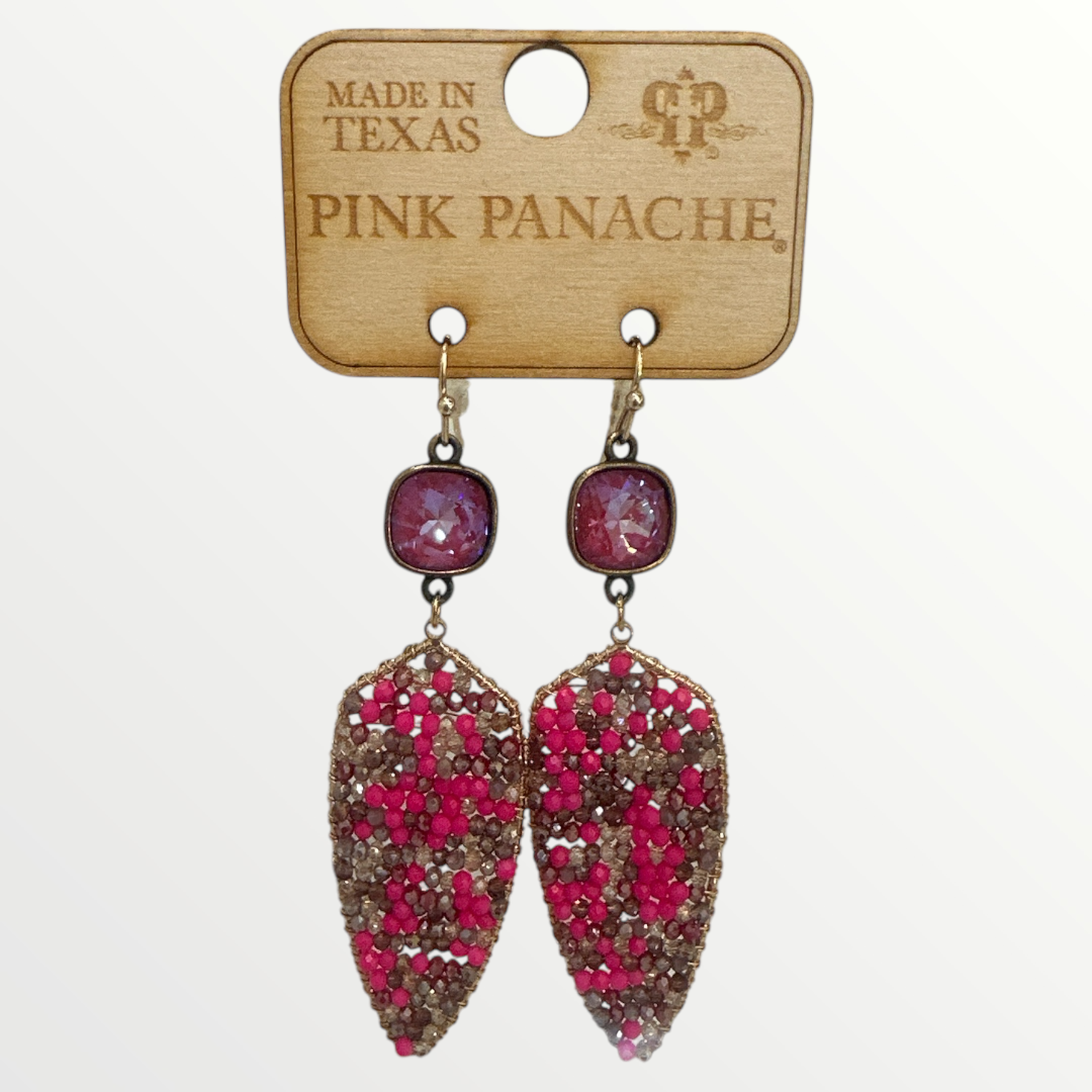 Pink Panche Fuchsia Earring