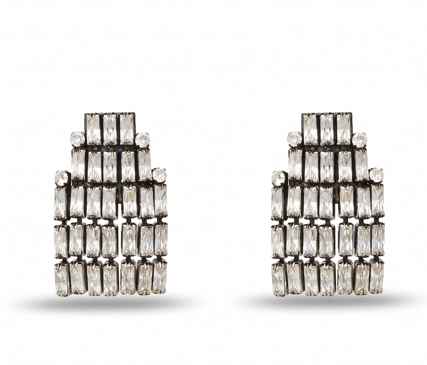 CRYSTAL LELE SADOUGHI MARILYN MONROE WATERFALL EARRINGS