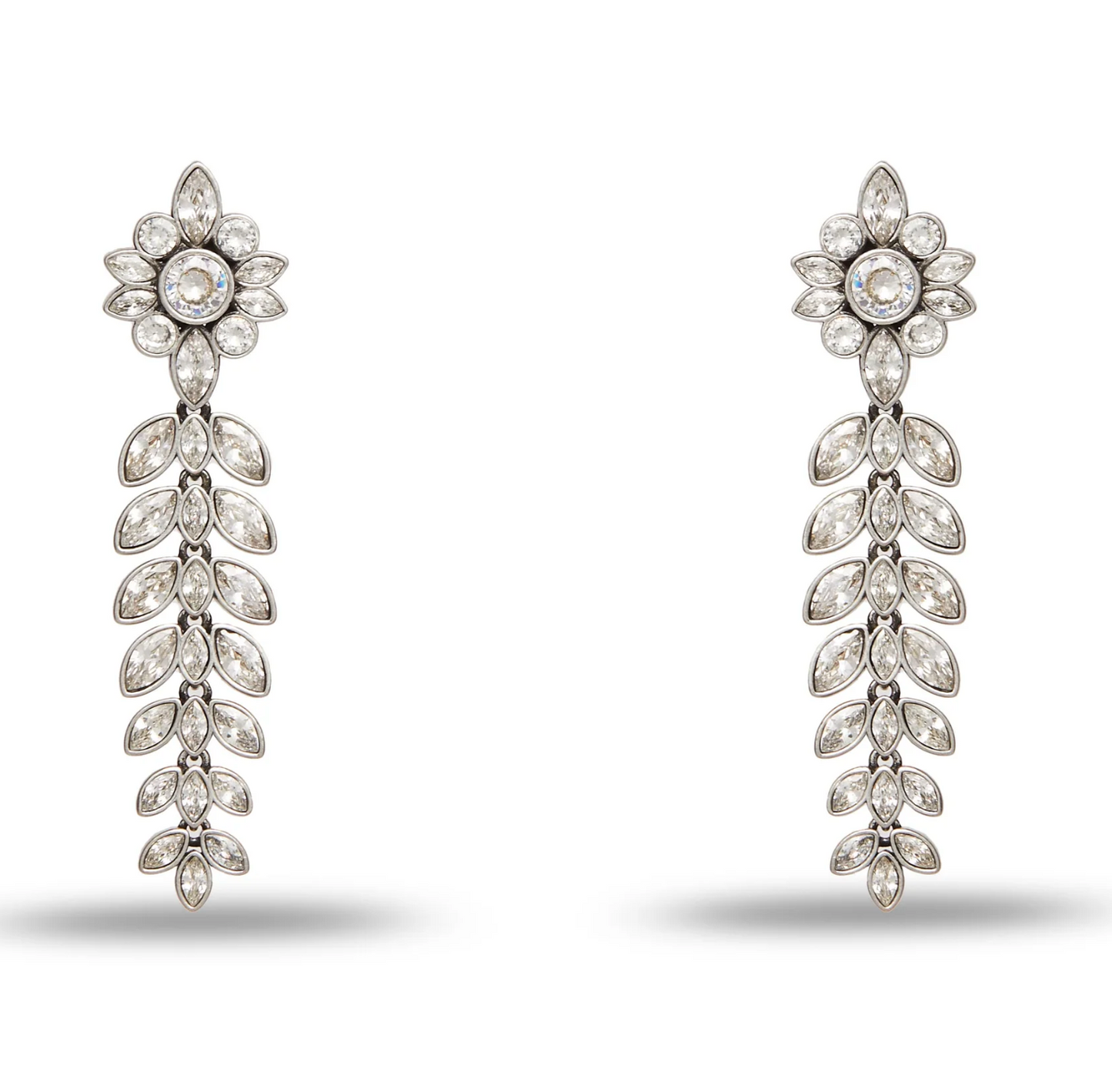 CRYSTAL LELE SADOUGHI X MARILYN MONROE FEATHER EARRINGS