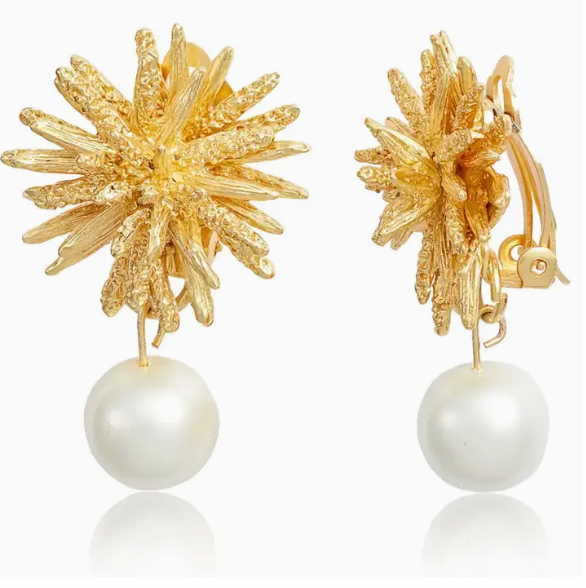 Starburst Clip-Ons Earrings