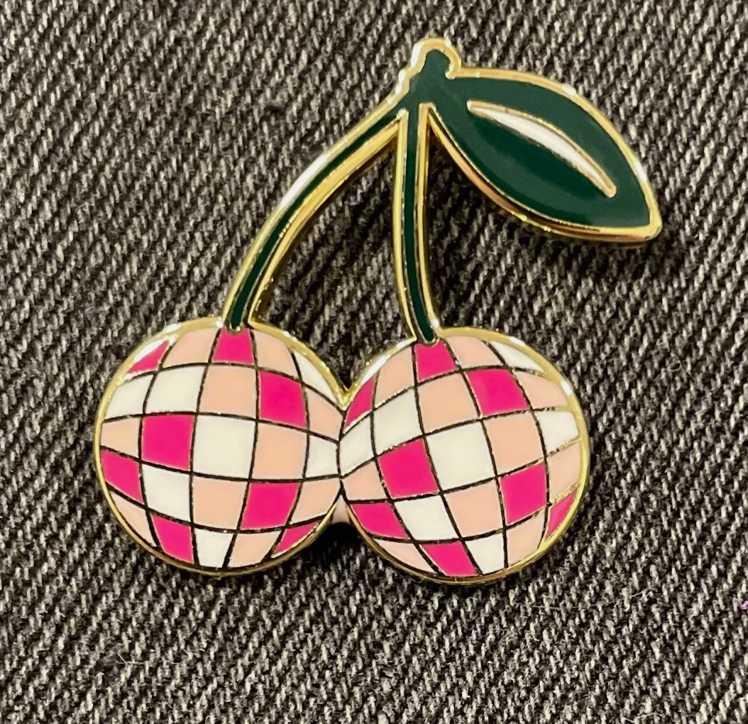 Disco Cherries Enamel Pin