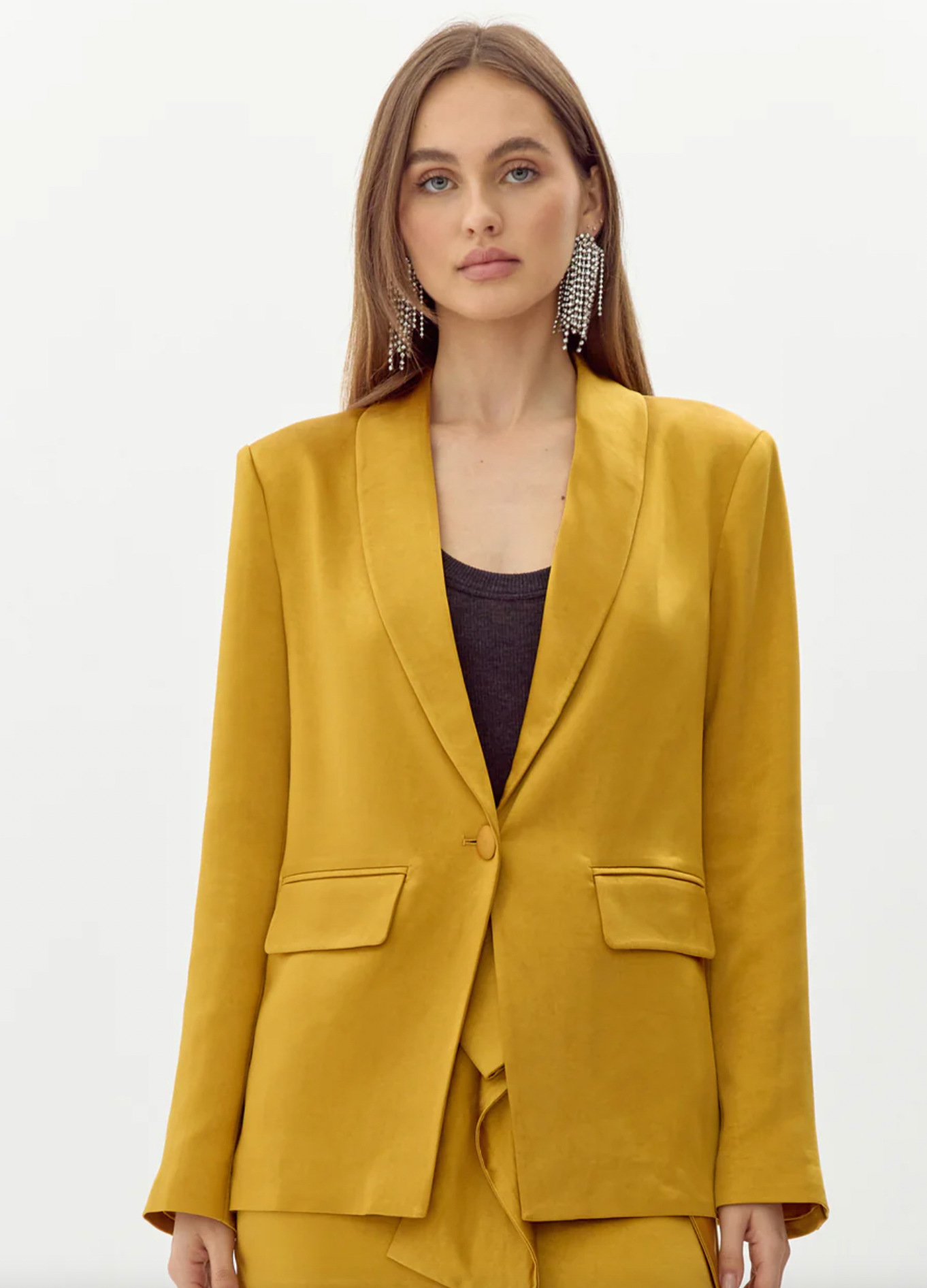 Delilah Satin Blazer