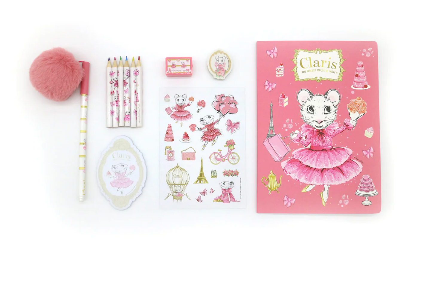 Claris The Mouse - Magnificent Mess Stationery Set