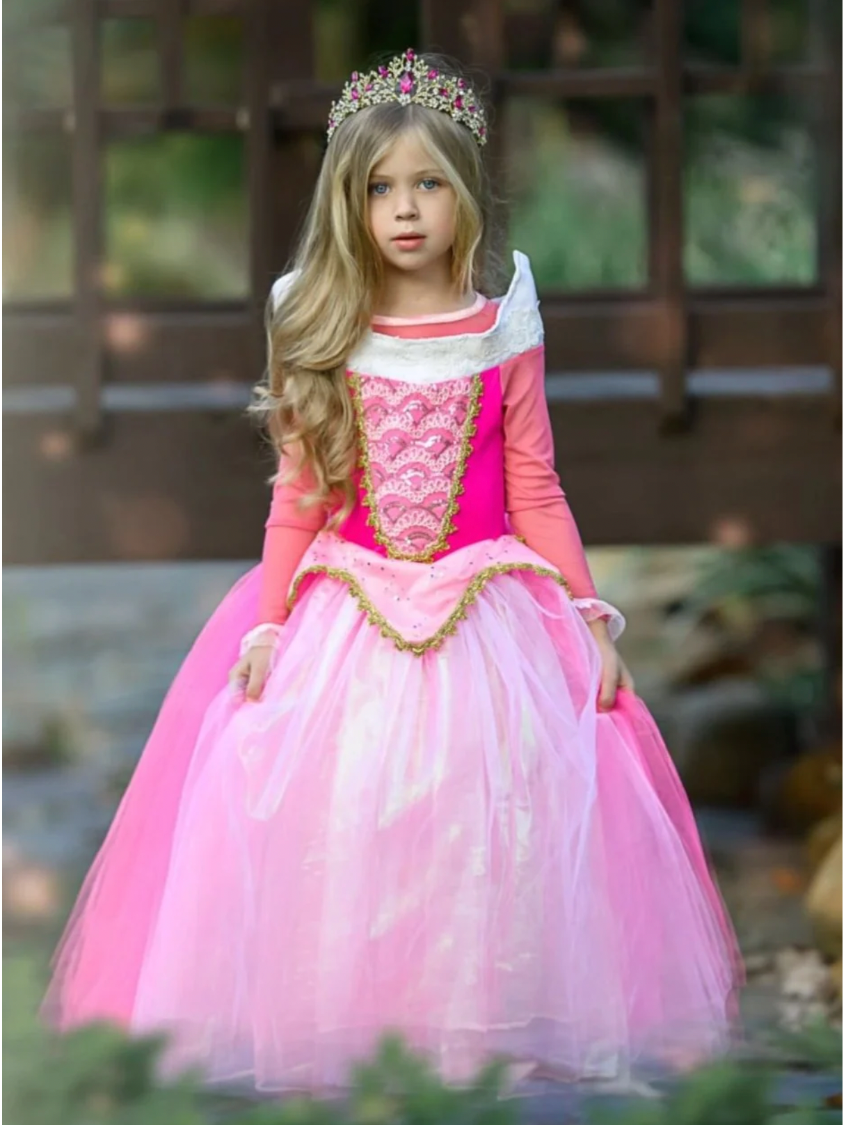 Girls Deluxe Sleeping Cutie Princess Dress Costume