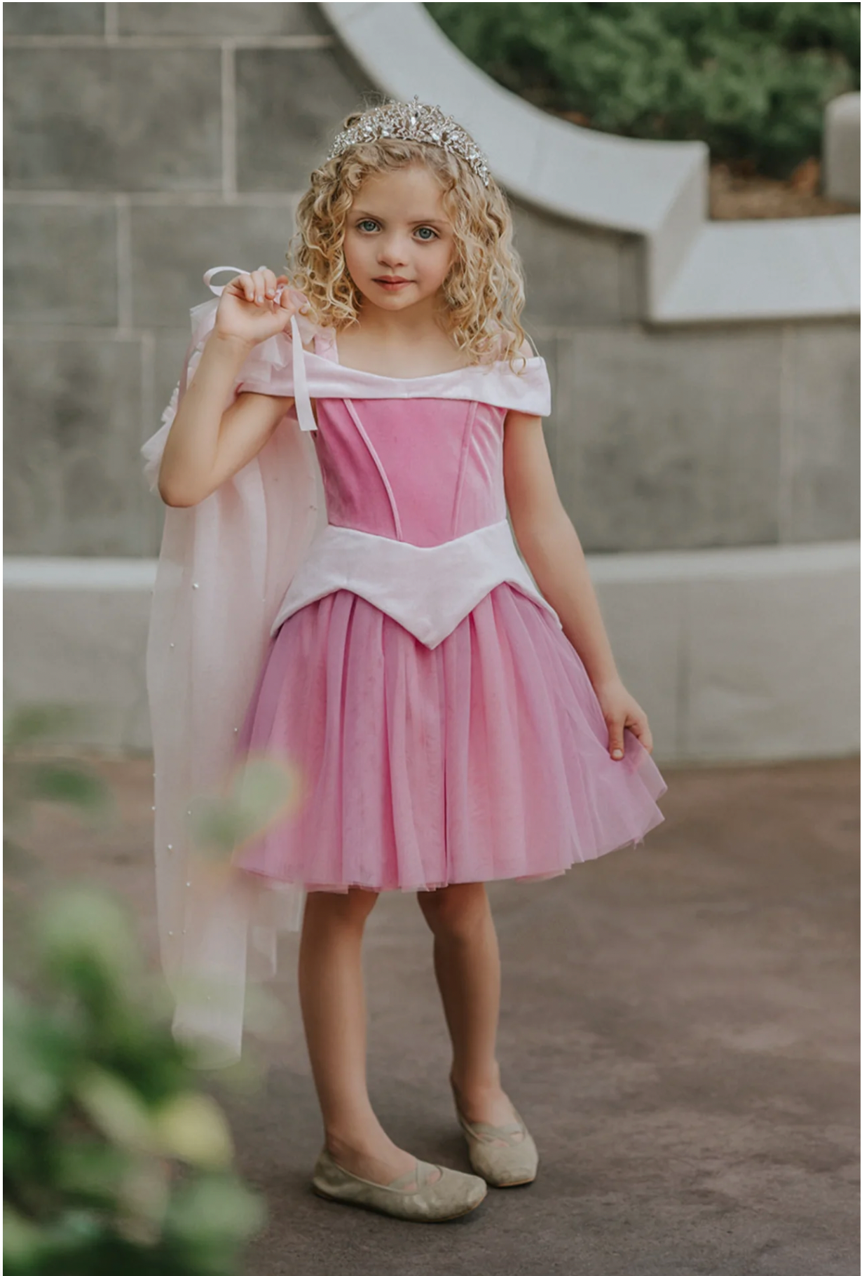 Portrait Petites Sleeping Beauty Twirl Length Gown