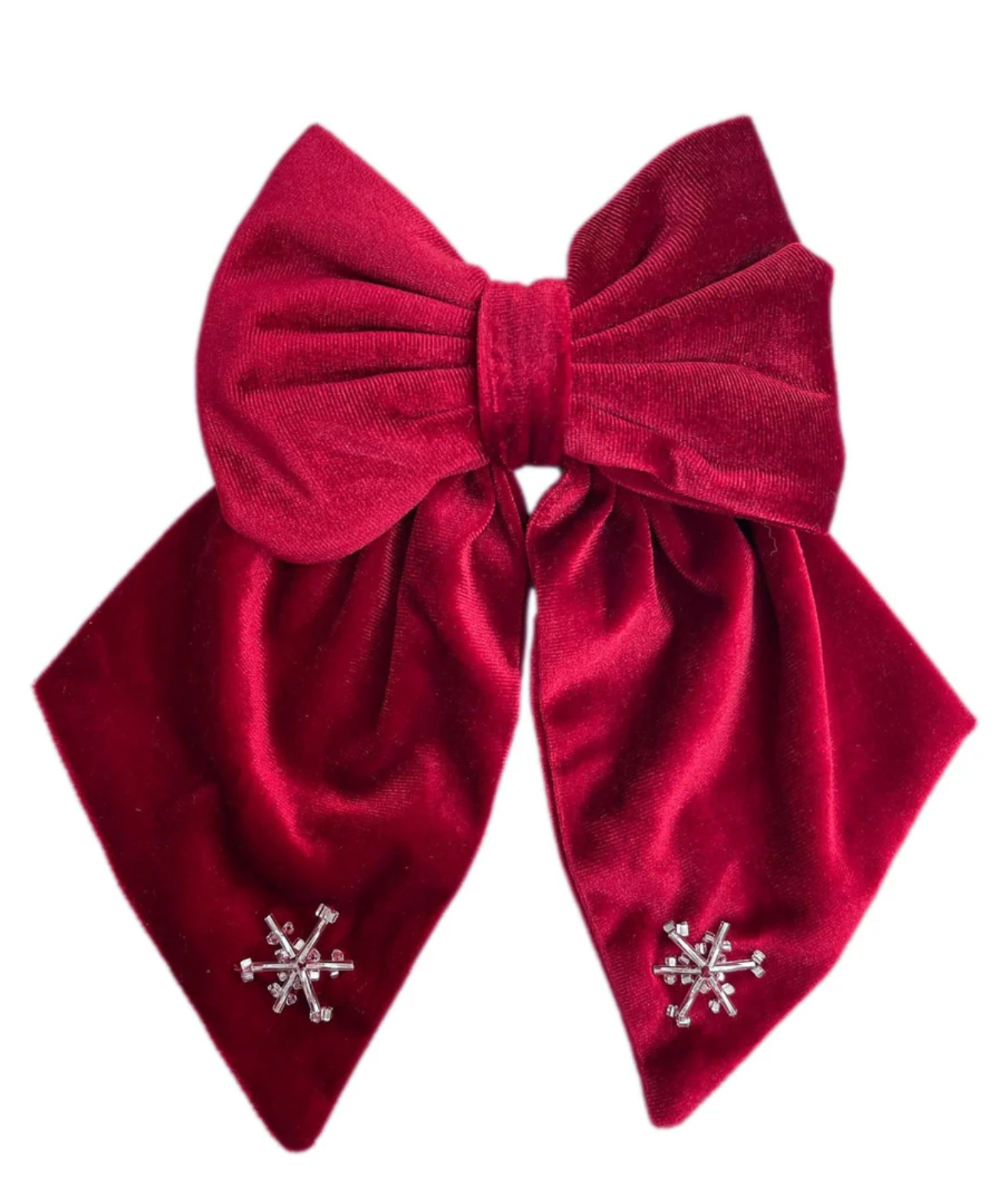 Holly Red Velvet Bow