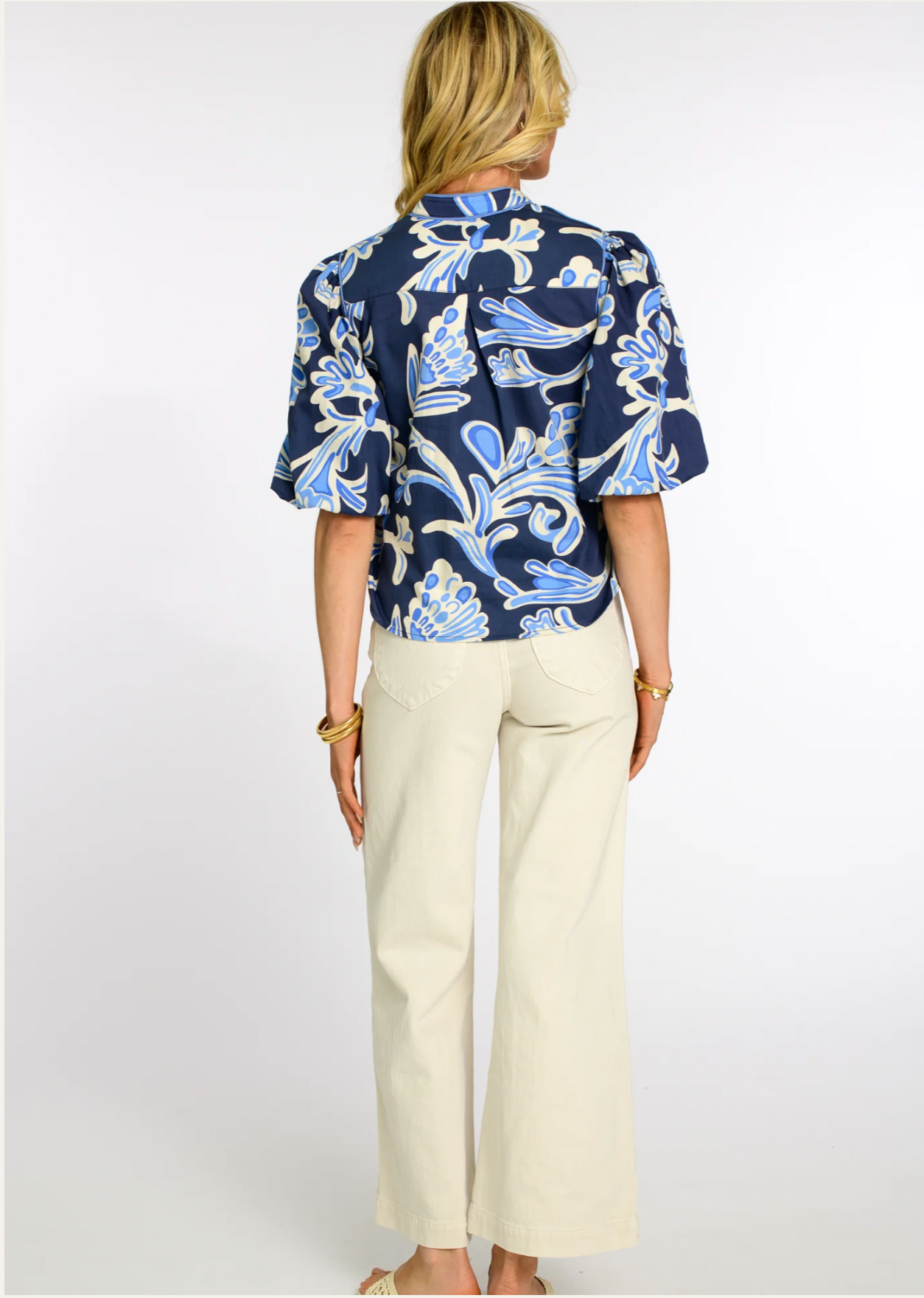 Edie Top in Grand Entrance Navy