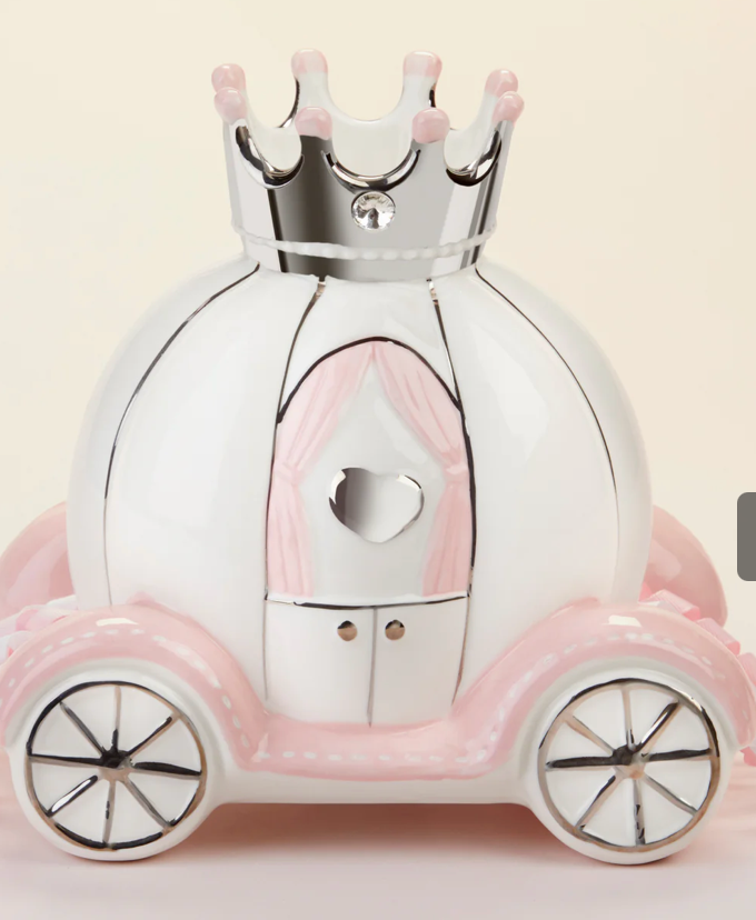 Little Princess Carriage Porcelain Bank