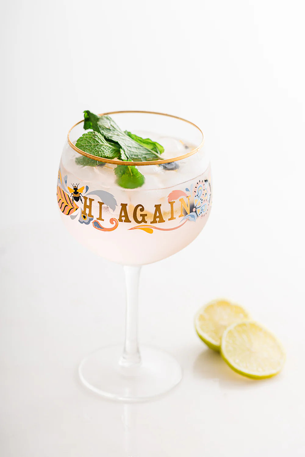 Slogan Gin Glass
