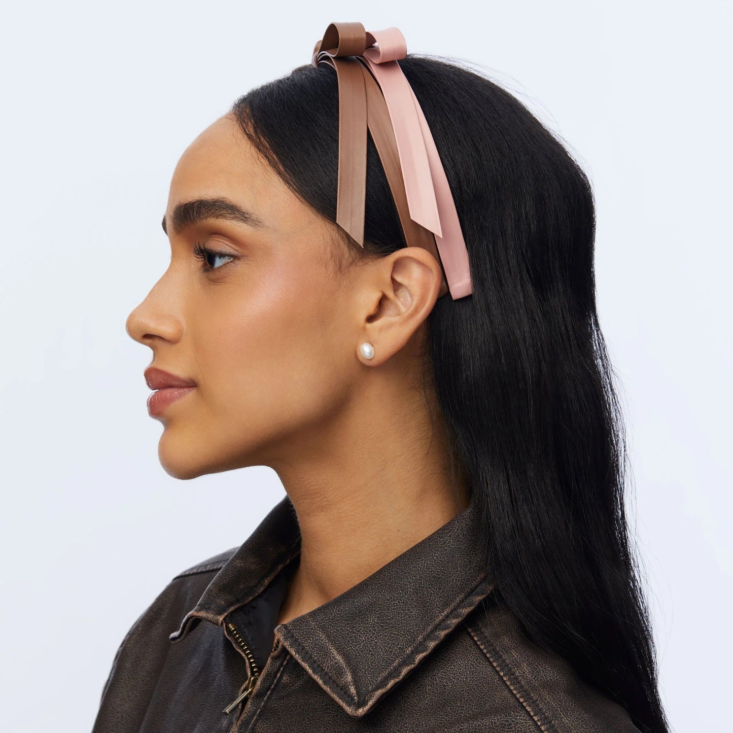 BARDOT FAUX LEATHER HEADBAND