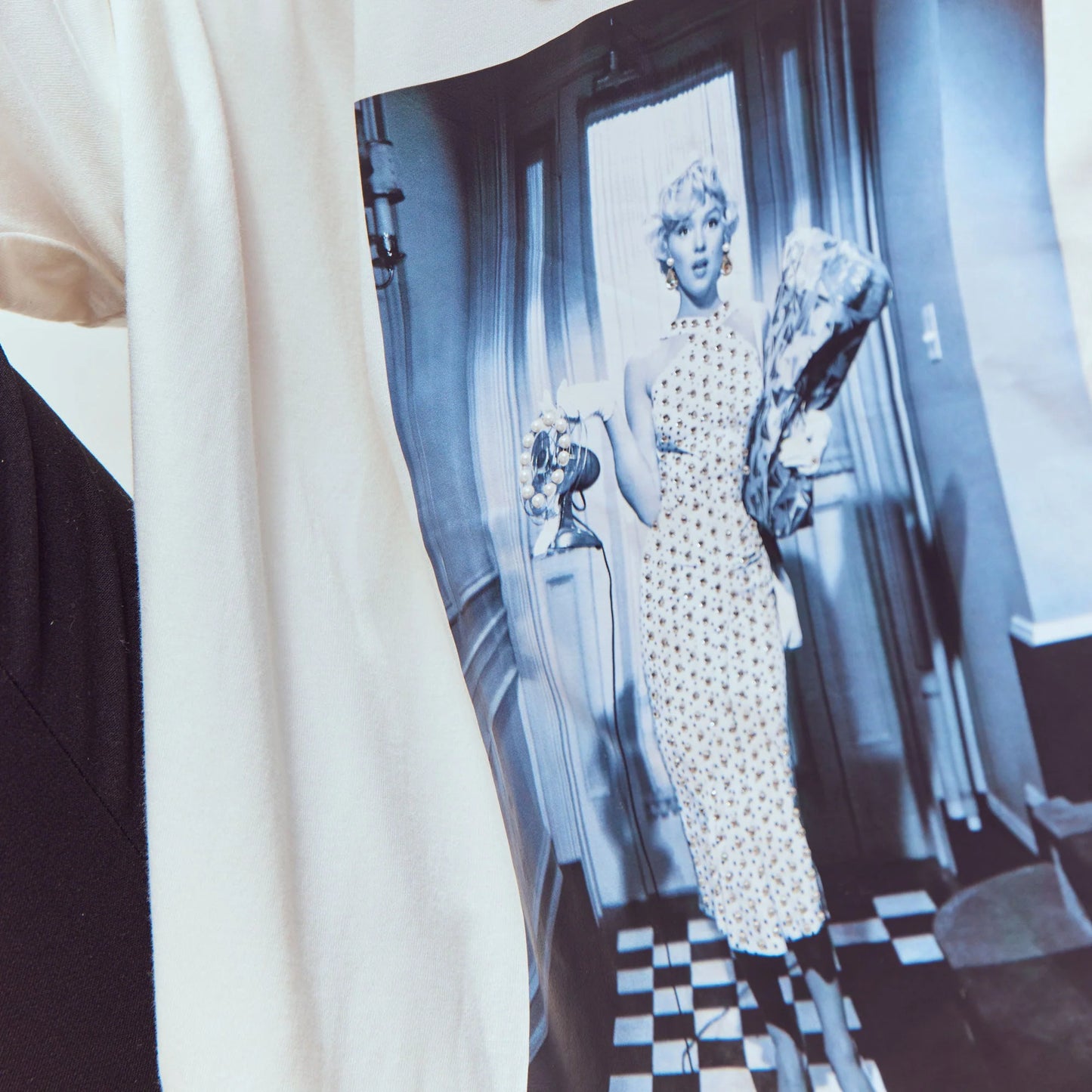 IVORY LELE SADOUGHI X MARILYN MONROE TEE
