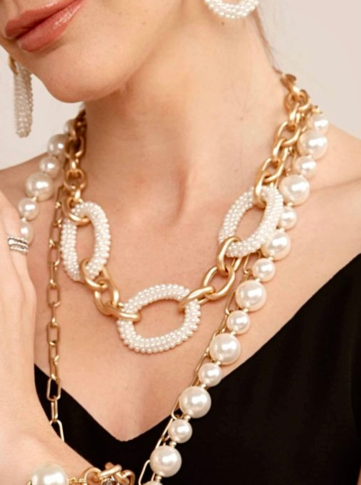 Pearl Link Necklace