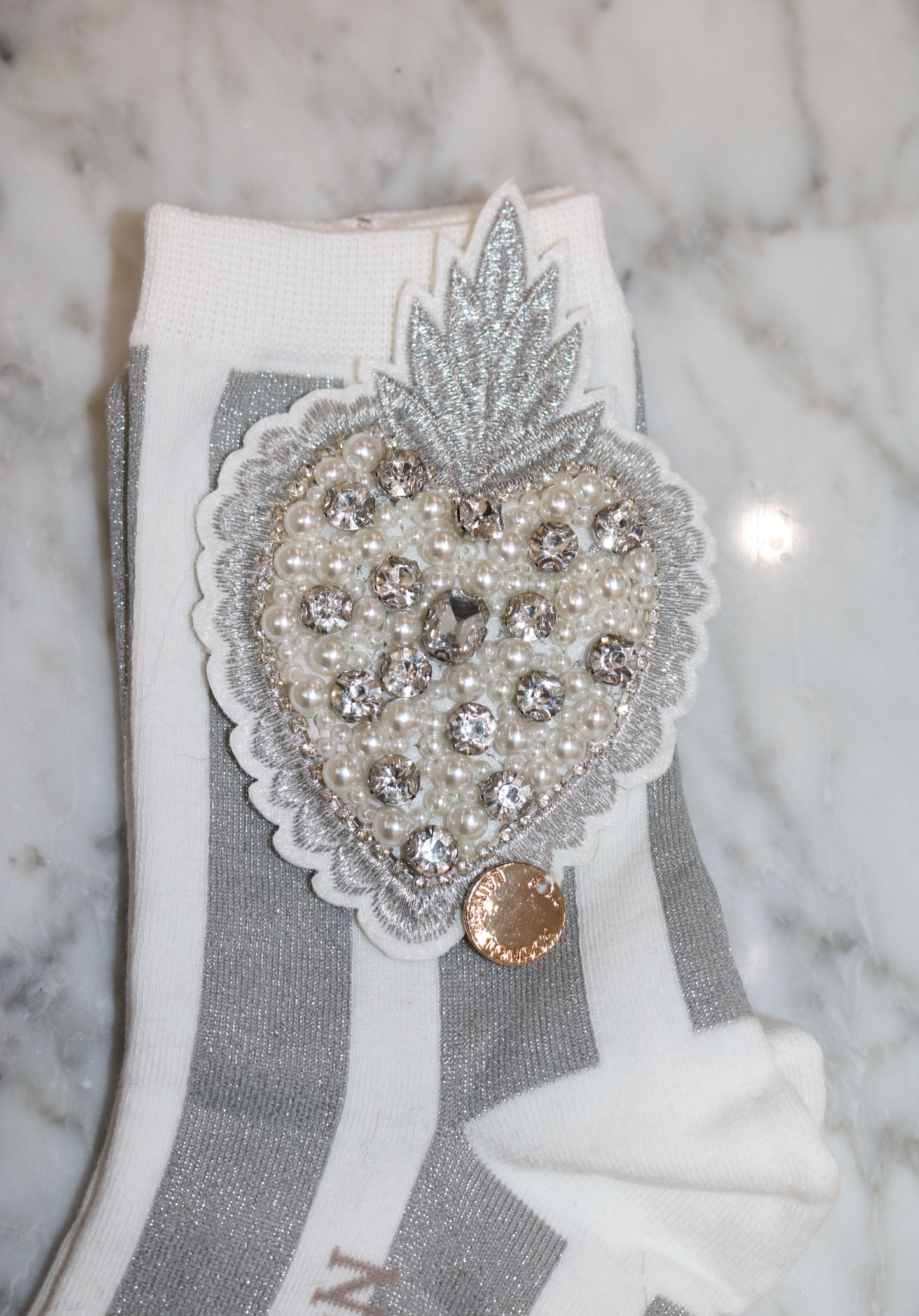 Pineapple Heart Socks