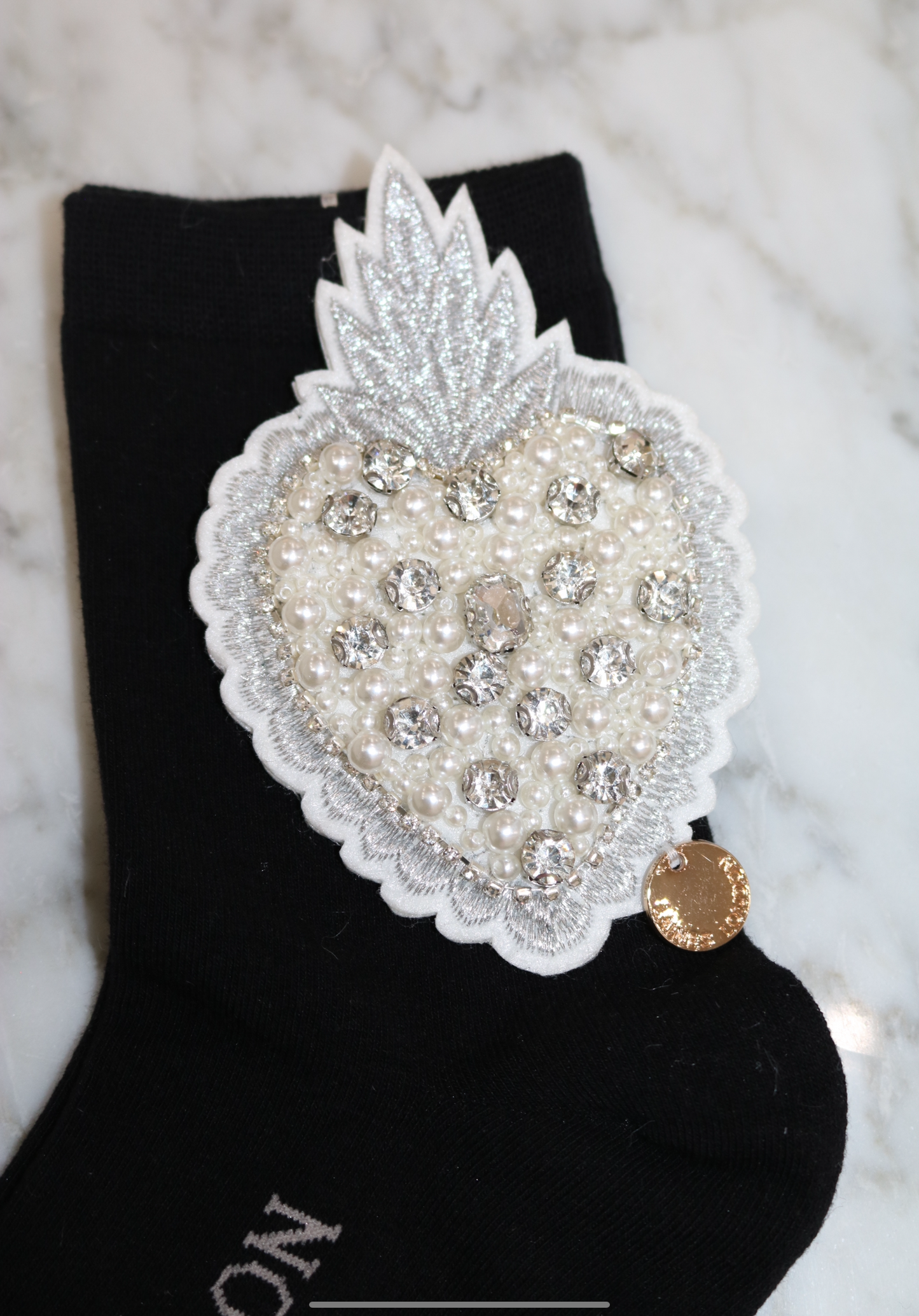 Pineapple Heart Socks