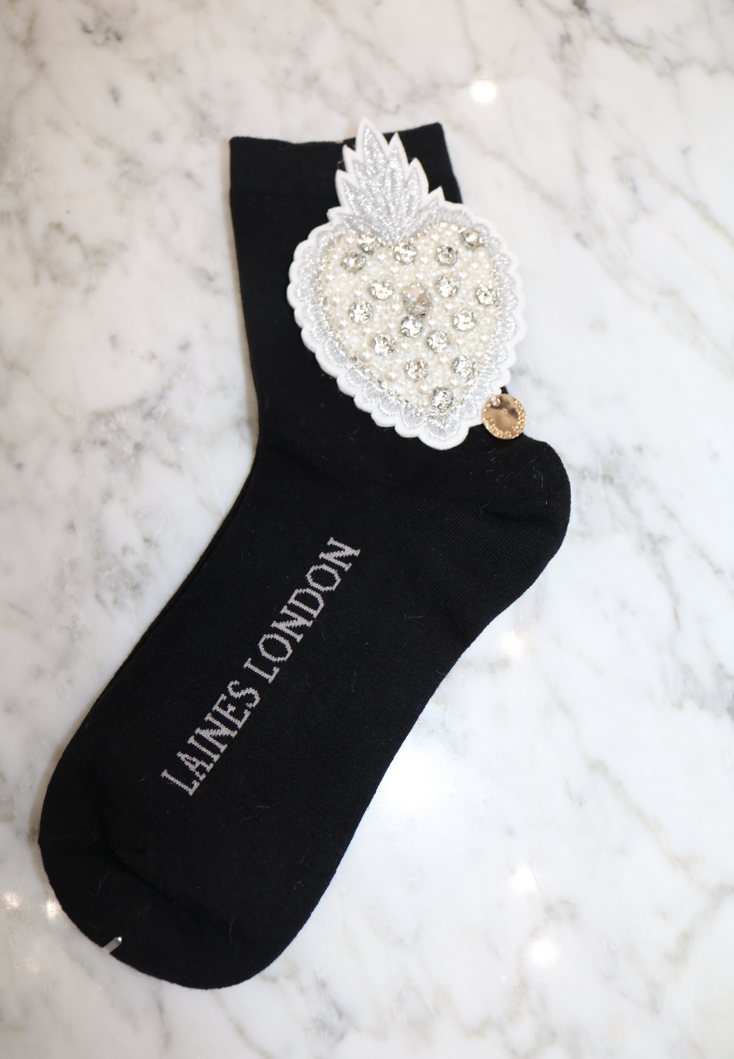 Pineapple Heart Socks