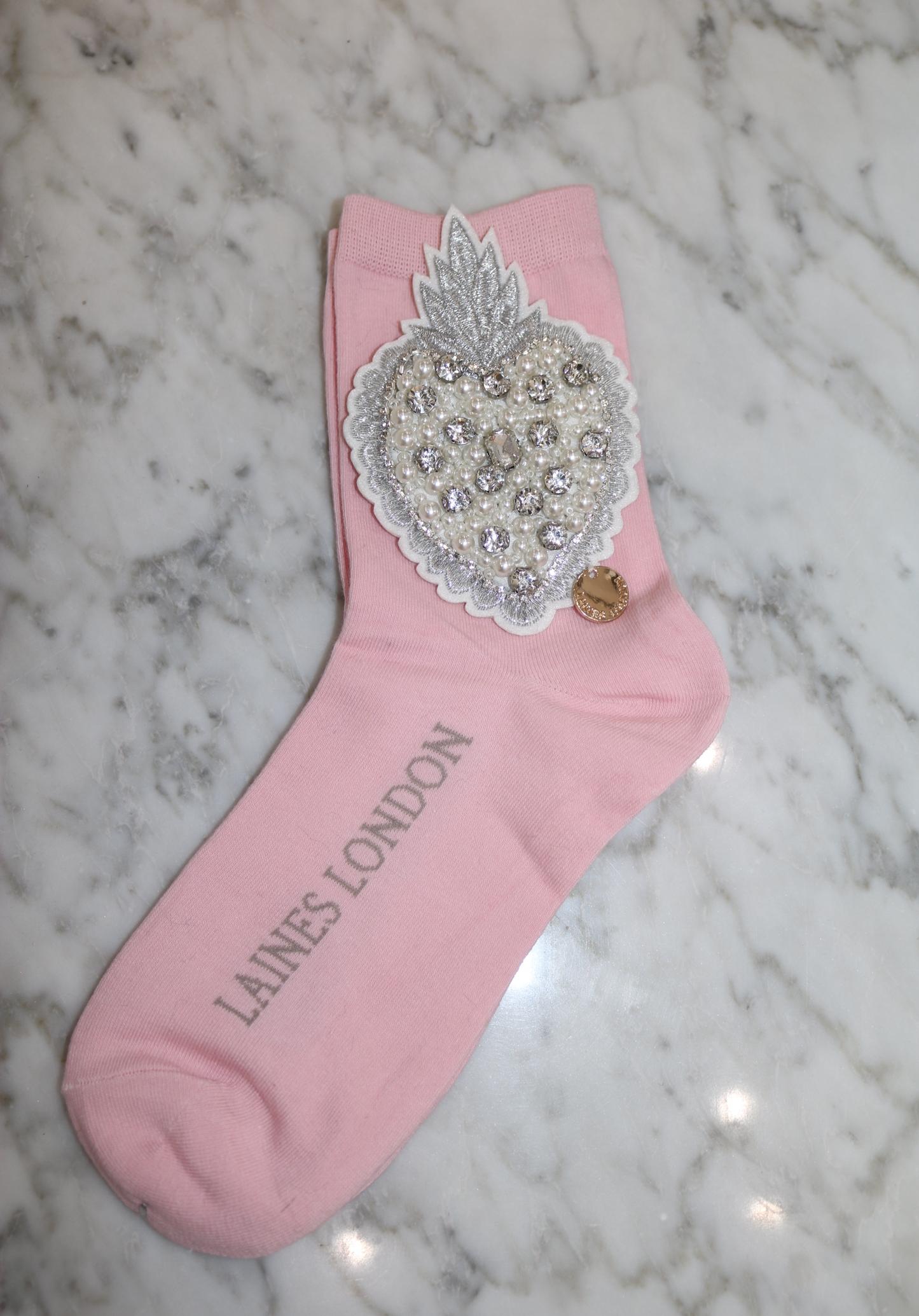 Pineapple Heart Socks