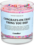 Congrats On That Thing You Did! Candle