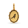 Scalloped Initial Charm