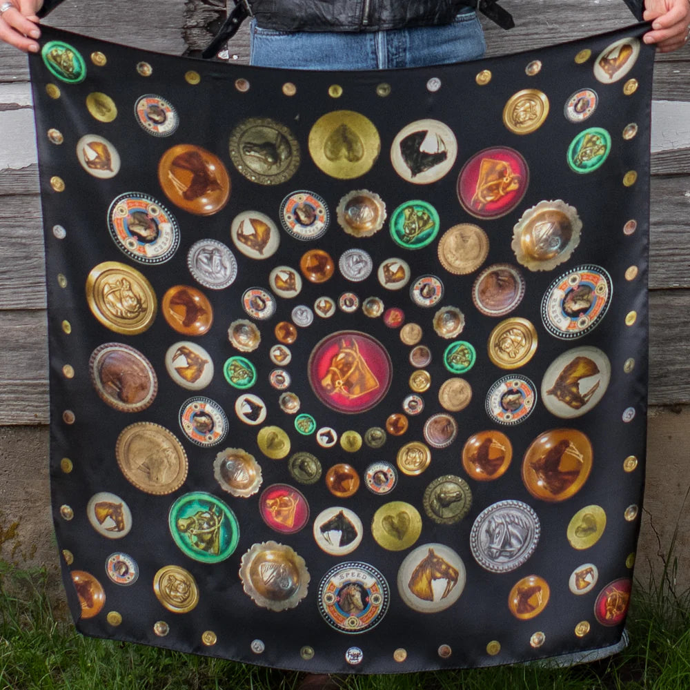 Unbridled Black Scarf