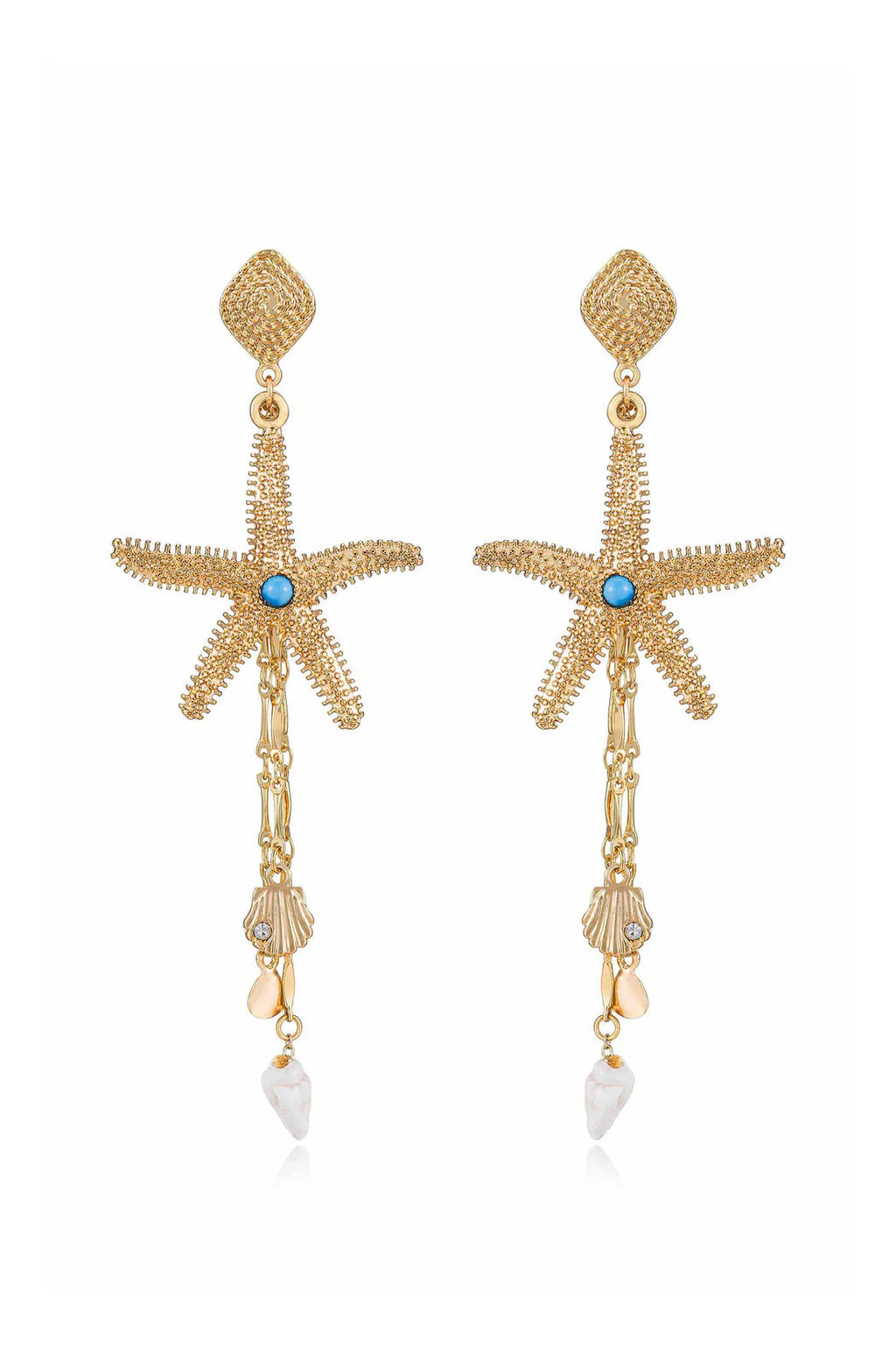 Starfish Seeker Drop Earrings