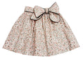 Cary Collection - Fall Floral Print girl's bow Skirt