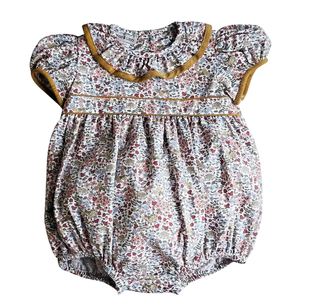 Celine Fall Floral Romper