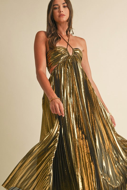 Liza Gold Dress