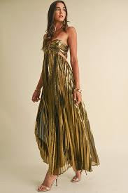 Liza Gold Dress