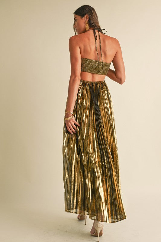 Liza Gold Dress