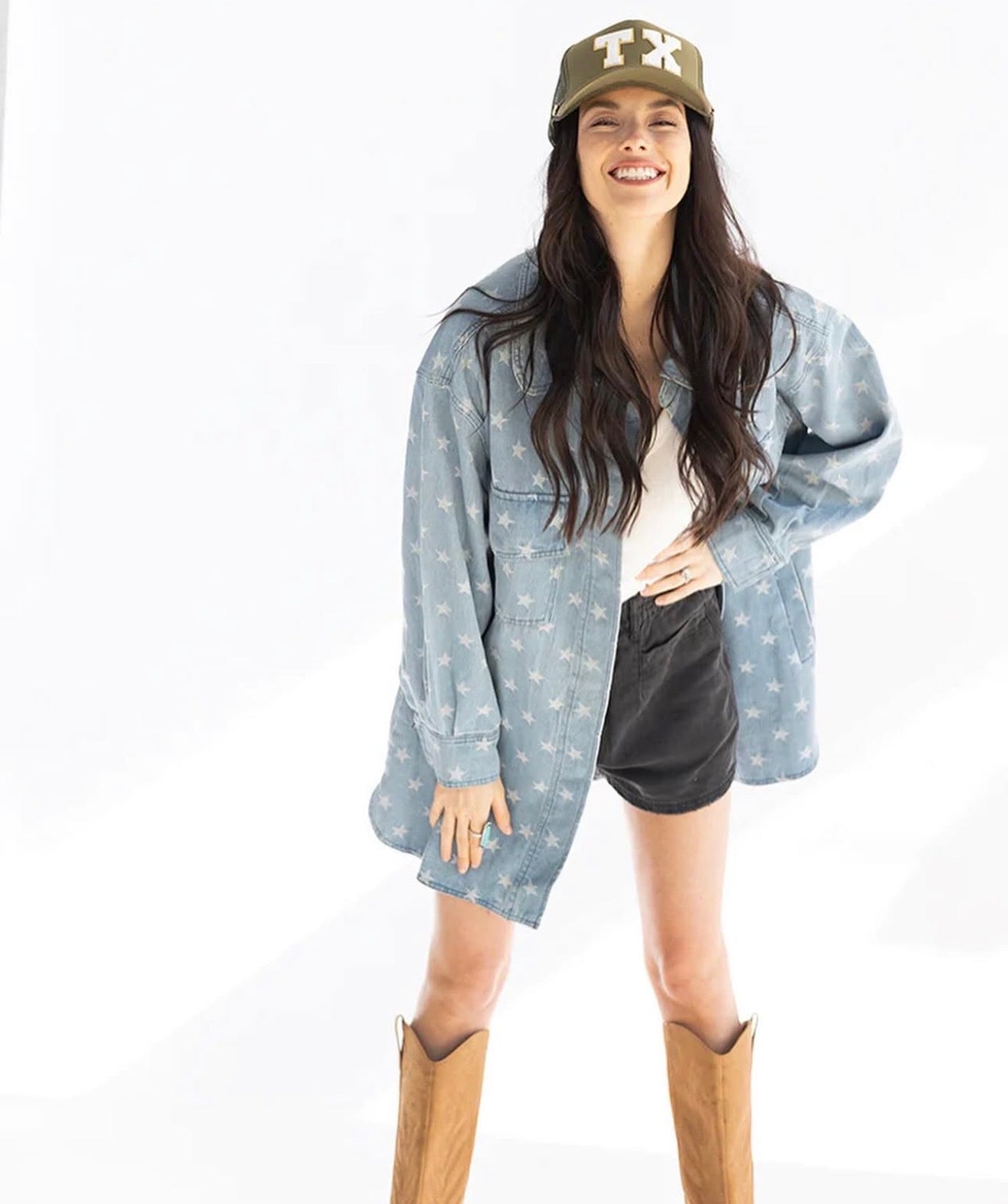 Denim Star Shaket