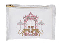 Gabrielle Biloxi Leopard Zip Fringe Bag