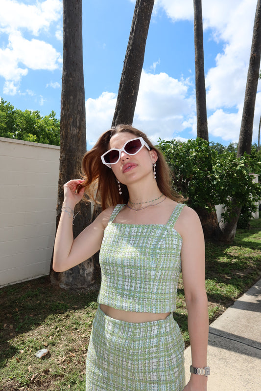 Cher Tweed Tank