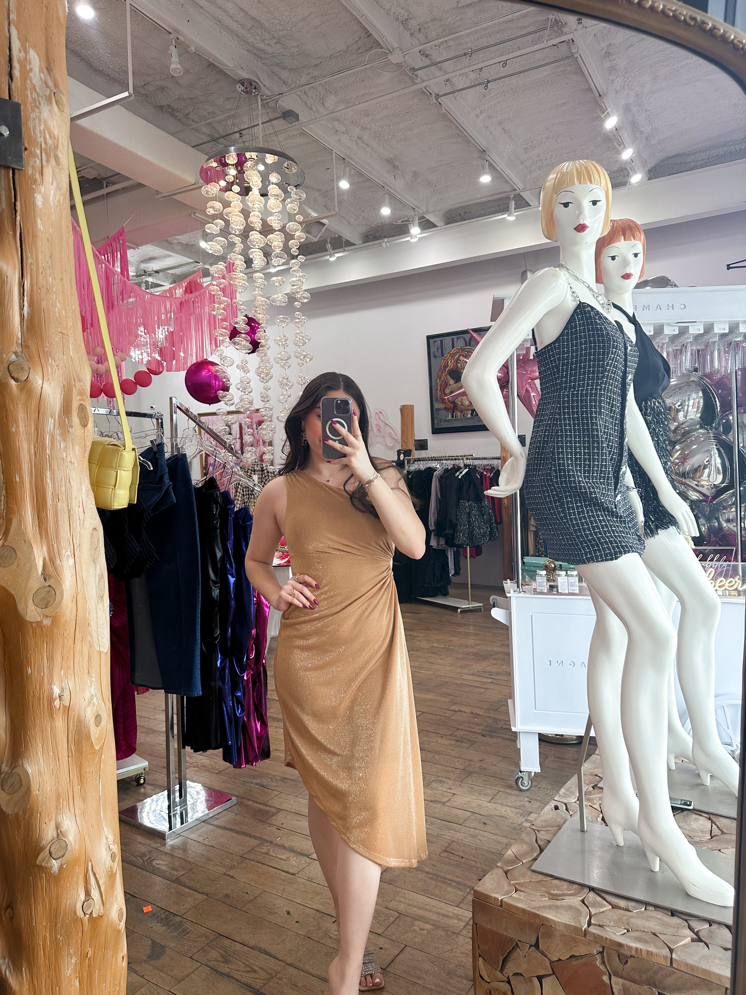 Athena Metallic Dress