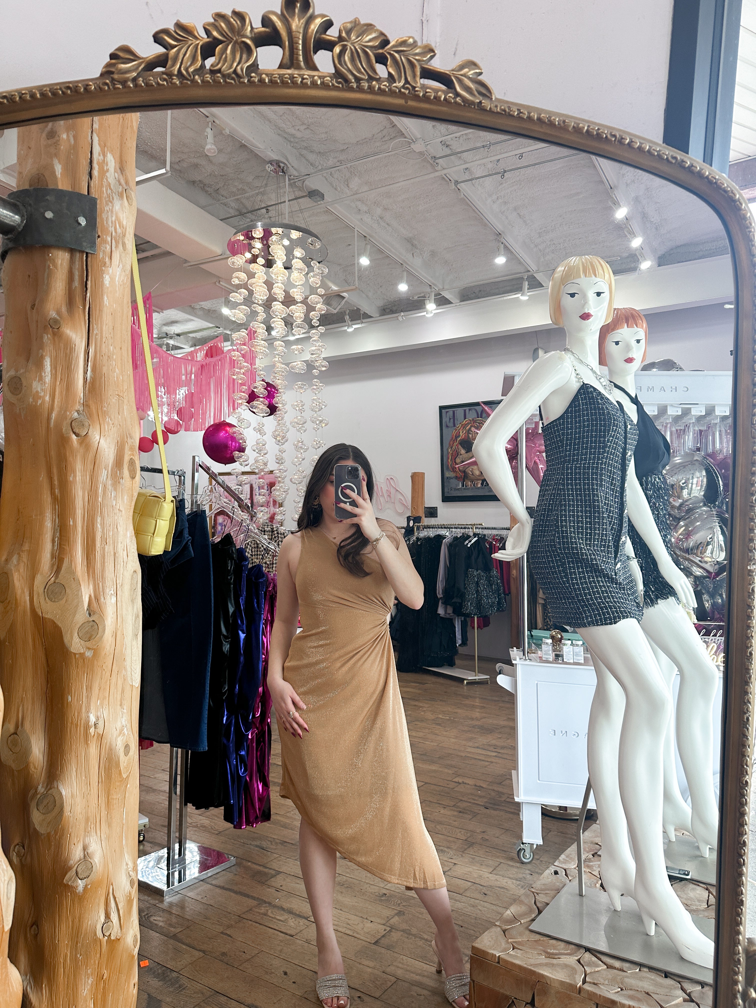 Athena Metallic Dress