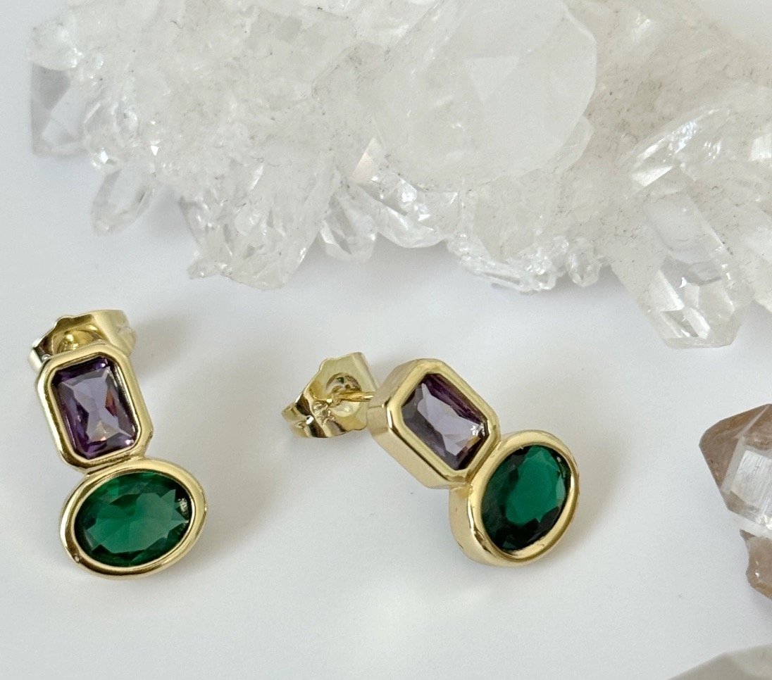 Emerald Rush Studs
