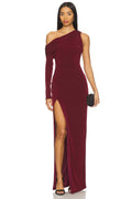 Mojave Gown in Burgundy