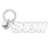 Acrylic Word Key Chain - Snow