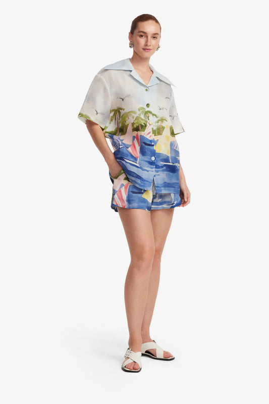 Casey Silk Button Shirt