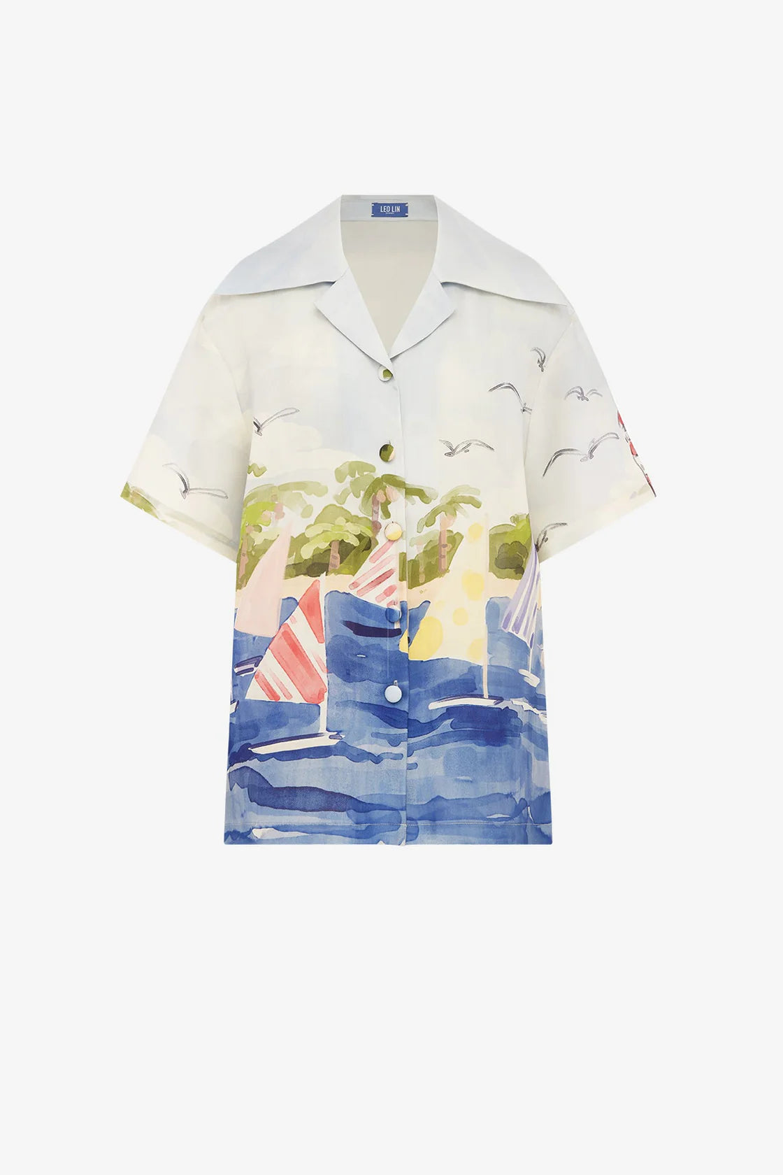 Casey Silk Button Shirt
