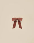 Velvet Bow - Poppy